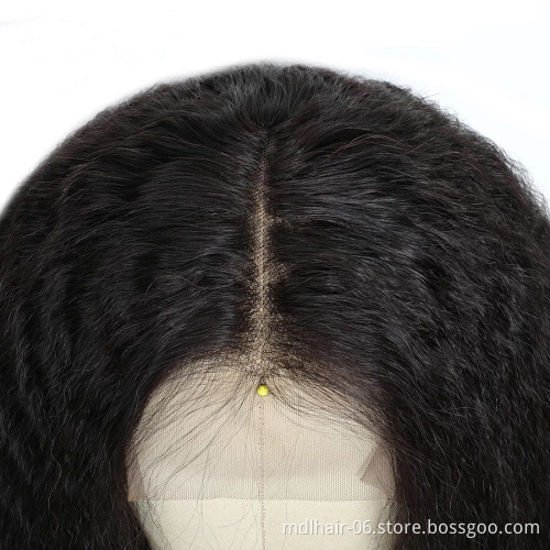 Mink Brazilian Hair Real Unprocessed Remy Virgin Lace Front Closure Brazilian Wigs Kinky Straight Hair 10-30inch 100% Human Hair